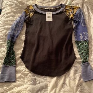 Free People Ling Sleeve T Shirt